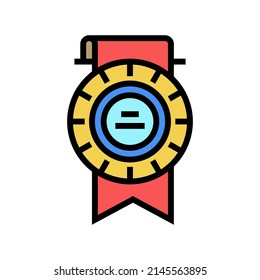 reward sportive tournament color icon vector. reward sportive tournament sign. isolated symbol illustration