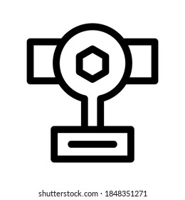 Reward Trophy icon or logo isolated sign symbol vector illustration - high quality black style vector icons
