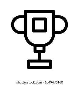 Reward Trophy icon or logo isolated sign symbol vector illustration - high quality black style vector icons
