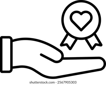 Reward vector icon. Can be used for printing, mobile and web applications.