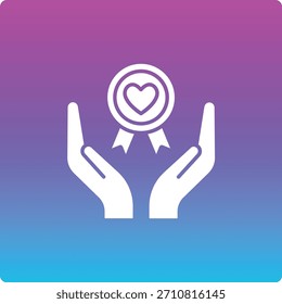 Belohnungsvektorsymbol. Kann für Druck-, Mobil- und Web-Anwendungen verwendet werden.