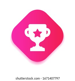 Reward victory cup symbol. EPS 10