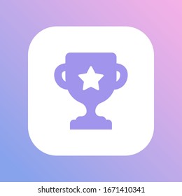 Reward victory cup symbol. EPS 10