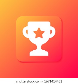 Reward victory cup symbol. EPS 10