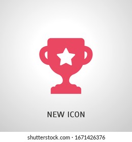 Reward victory cup symbol. EPS 10