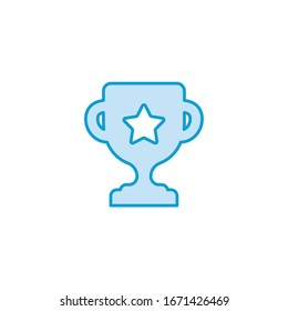 Reward victory cup symbol. EPS 10