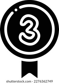 Reward Win Glyph Icon Free 