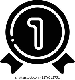 Reward Win Glyph Icon Free 