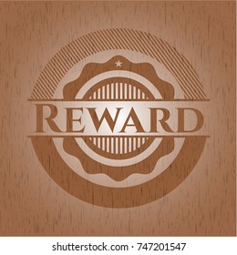 Reward wood emblem. Vintage.