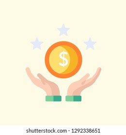 Rewards & badges Icon Vector Graphic Download Template Modern