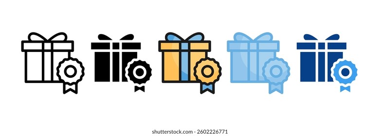 Rewards Icon Set Multiple Style Collection