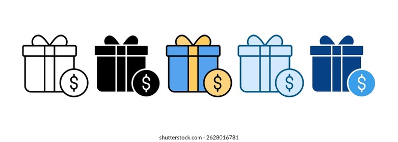 Rewards Icon Set Multiple Style Collection