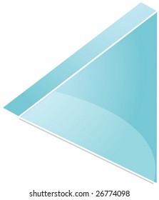 Rewind Audio icon illustration, triangle with line