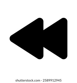 rewind icon color editable on white background
