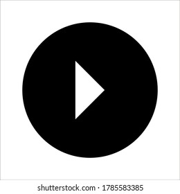 Rewind icon Media player on white background