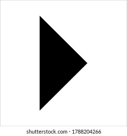 Rewind icon Media player on white background