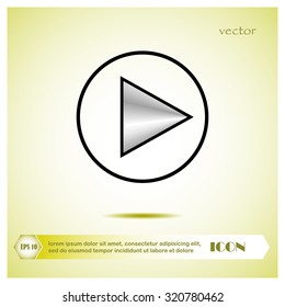 rewind icon symbol, vector illustration