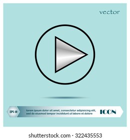 rewind icon symbol, vector illustration