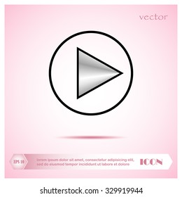 rewind icon symbol, vector illustration