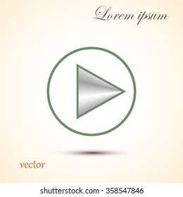 rewind icon symbol, vector illustration