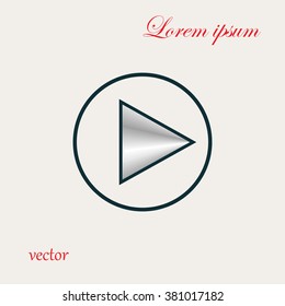 rewind icon symbol, vector illustration