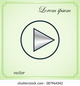 rewind icon symbol, vector illustration