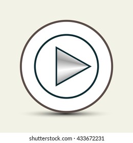 rewind icon symbol, vector illustration