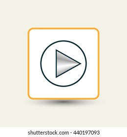 rewind icon symbol, vector illustration