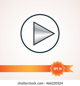rewind icon symbol, vector illustration