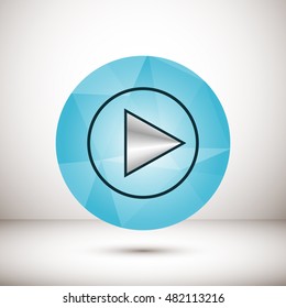 rewind icon symbol, vector illustration
