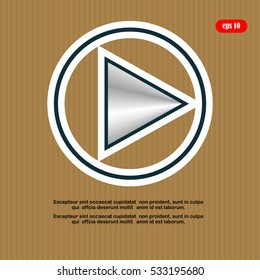 rewind icon symbol, vector illustration
