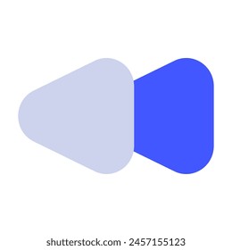 Rewind icon for web, app, infographic, etc