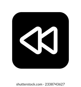 rebobinar icono para tu diseño de sitio web, logotipo, aplicación, interfaz de usuario.
