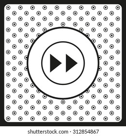 rewind. Modern design flat style icon