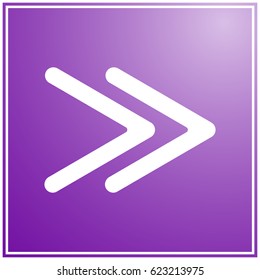 Rewind, play, fast forward navigation buttons. editable vector graphics.