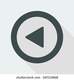 Rewind player button icon