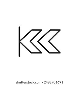 Zurückspulen Zurück Pfeil Symbol Vektorgrafik Set Kollektion für Web