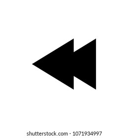 rewind sign icon. Element of minimalistic icon for mobile concept and web apps. Signs and symbols collection icon for websites, web design, mobile app on white background