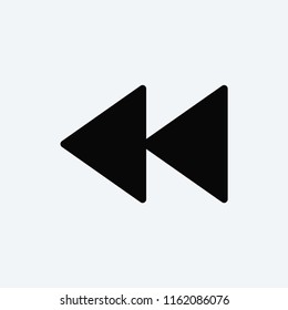 Rewind vector icon