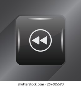 rewind  vector icon