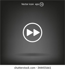 rewind  vector icon