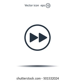 rewind  vector icon