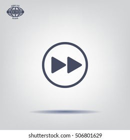 rewind  vector icon