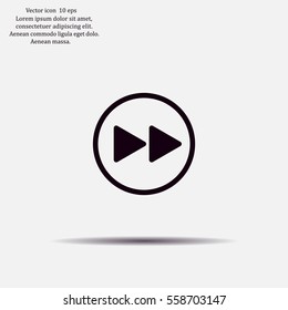 rewind  vector icon