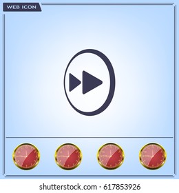 rewind  vector icon