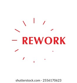 rework text information sign vector