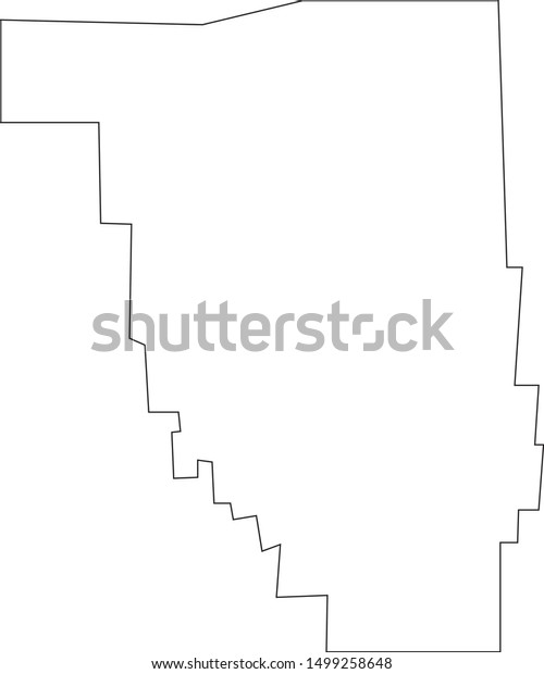 Reynolds County Map Missouri State Stock Vector (Royalty Free