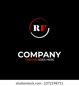 RF creative modern letters logo design template