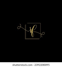 RF creative modern letters logo design template