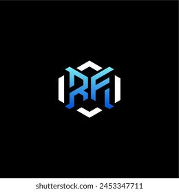 RF initial gaming concept ideas for esport team, twitch, streamer and gamer